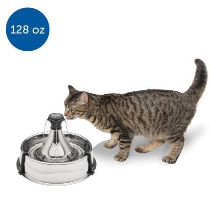PetSafe Drinkwell Stainless Multi-Pet Fountain – 128 oz